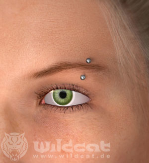 Rauswachsen piercing Blessed with